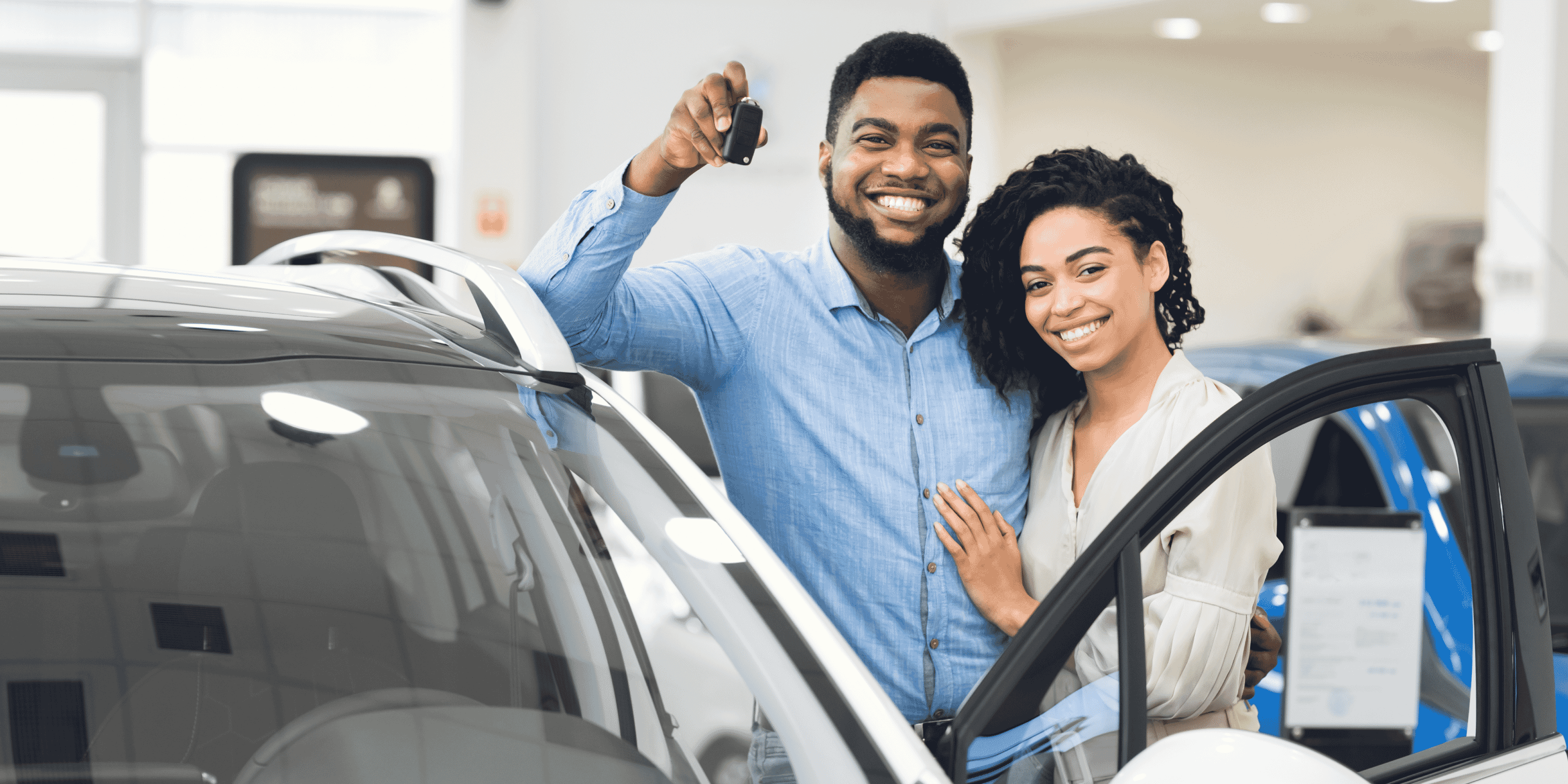 couple purchasing car