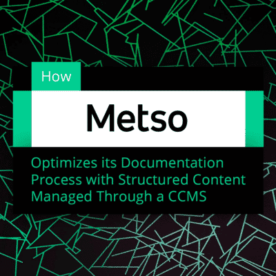 Green and Black Metso Optimizes its Documentation Process graphic