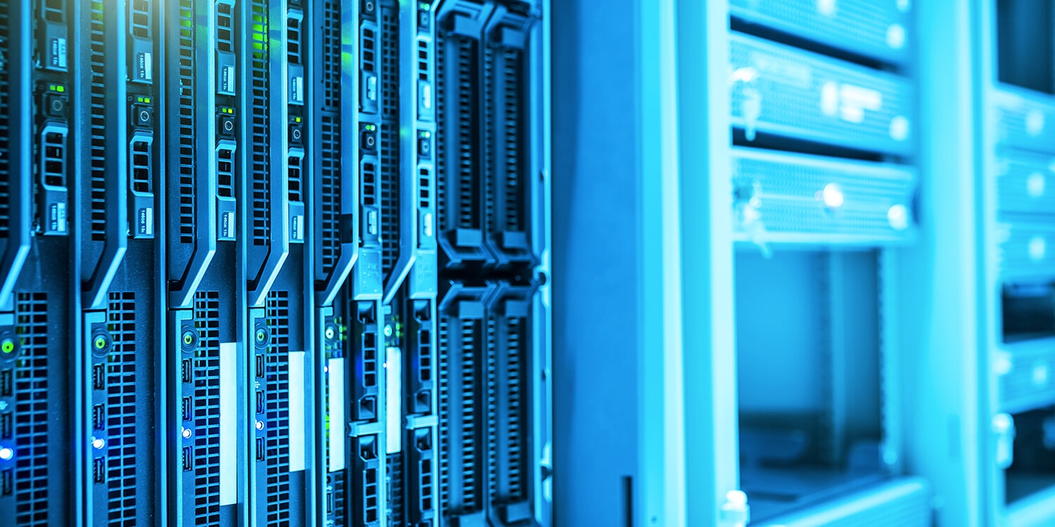A row of web servers