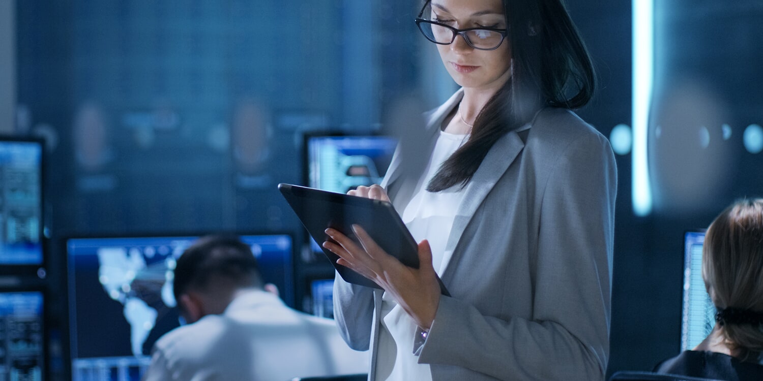 Photo of someone browsing the web on a tablet