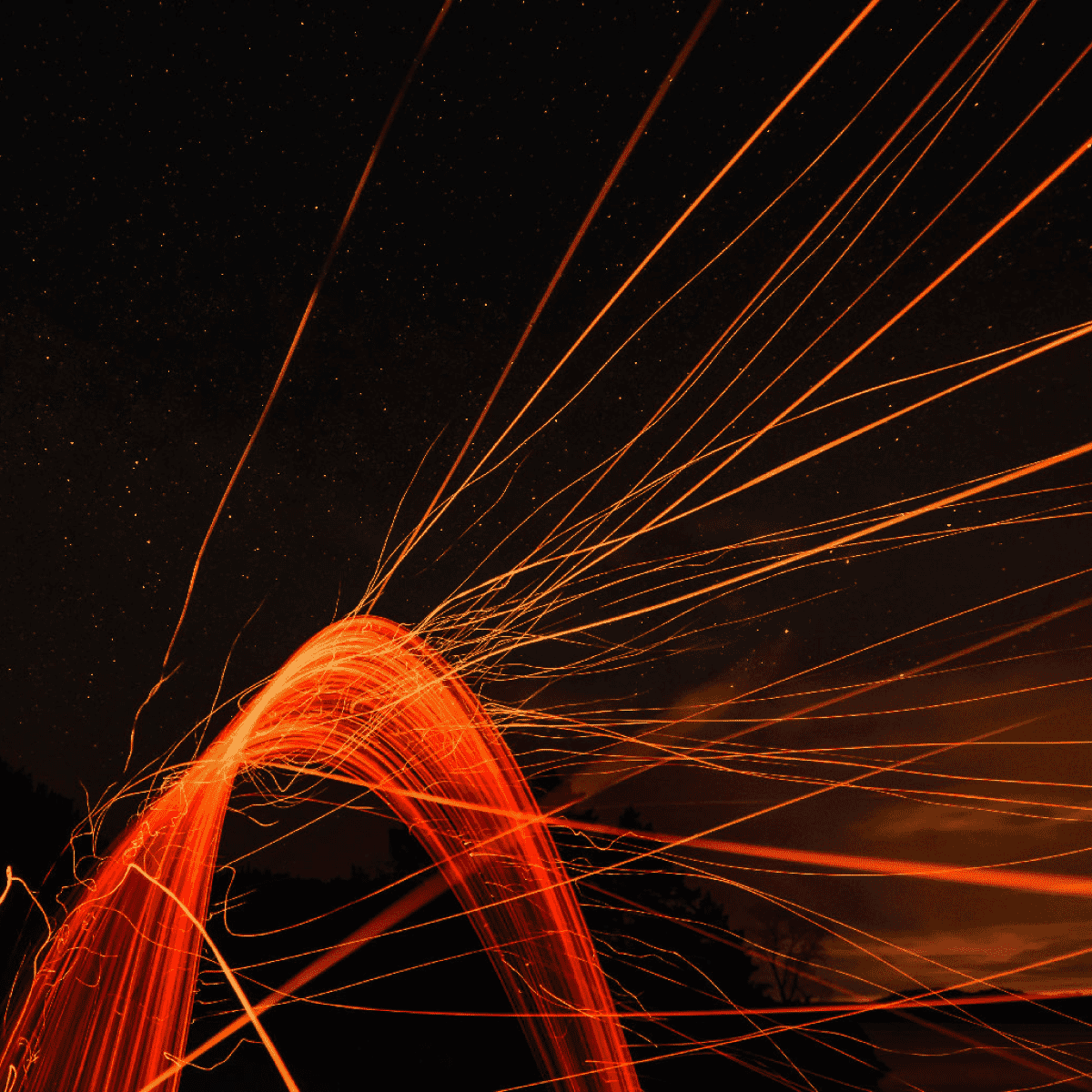 Black and red geometric design