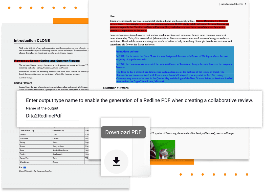 example of redlining a PDF